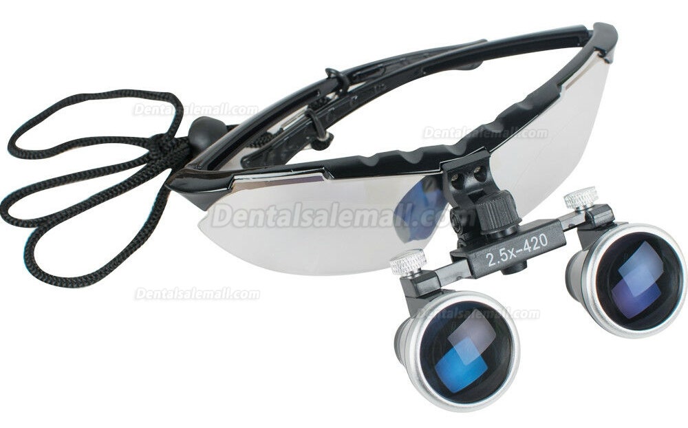Dentist Dental Surgical Medical Binocular Loupes 2.5X 420mm Loupe Magnifier
